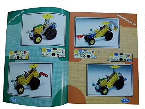 KHANAK.D Engineer Mechanical Kit - Aircraft-Set - Educational Toy Building Blocks Construction Set for Junior Educational Toys(Age 5 to 12) (Construtio Set) 5