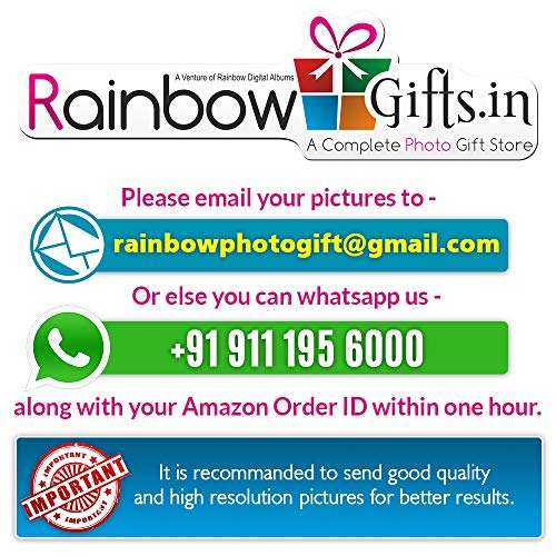 RainbowGifts Mdf Photo Wall Decor (6 x 12 inch, Multicolour) 5