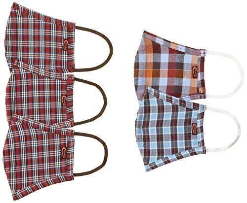 Rupa Unisex's Cotton Cloth Face Mask (Pack of 5) (RF10900FR_Assorted_Free Size) 2