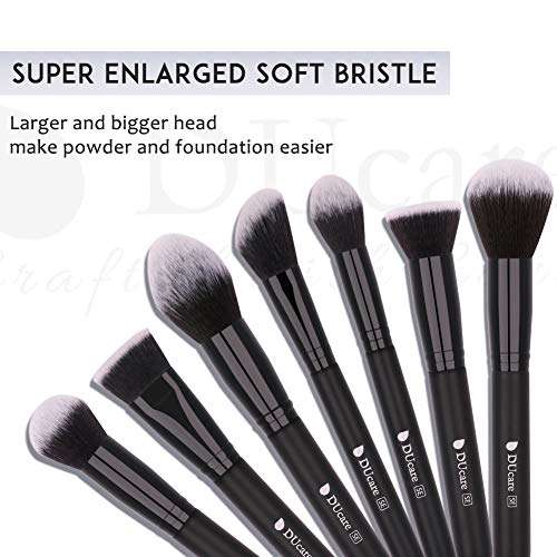 DUCARE Synthetic Bristles Makeup Brushes - Black , Pack of 27 , DRM-DF2725 4