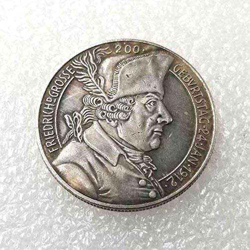 MarshLing 1912 Germany ReichsMark Old Coin - Hand Carved Uncirculated Coins - Make Knight German-Commemorative Coin Gifts for Boys/Girls/Adults Gift Forever 4