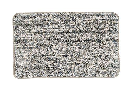 IM FAB®Microfiber (Space) Solid Color Door Mat, Bathroom Rug Floor Mats, Water Absorbent Anti Skid Kitchen Floor Mat ,(40 X 60 Centimeter) Pack of 2 Piece-Grey 4