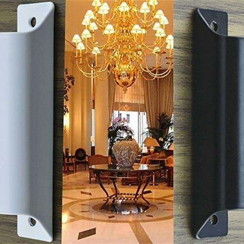 LiuliuBull 2pcs Aluminum Alloy Sliding Door Handle Balcony Sliding Window Cabinet Door Handle Furniture Hardware Handle (Color : Gold) 5