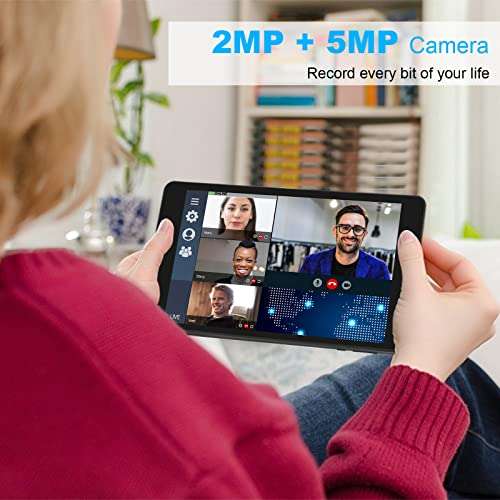 8 inch Tablets Android 11 Tablet, 2GB RAM 16GB ROM Quad-Core Processor 5MP & 2MP Dual Camera WiFi Bluetooth 8" IPS HD Touch Screen Tablet 5