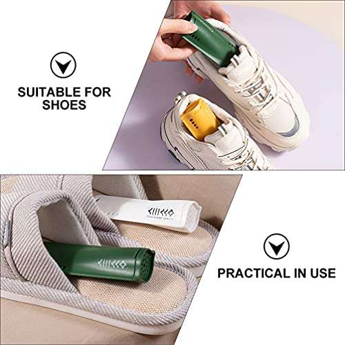 FOMIYES Shoe Moisture Absorbers Activated Charcoal Bags Air Purifying Bag for Shoes Odor Absorber Shoe Deodorizer for Shoes, Car, Home, Closet, Wardrobe 4PCS ( Yellow, Blue, White, Black ) 4