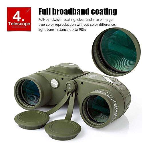 YS Binoculars Telescope Monoculars Spotting Scopes?10X50 with Compass Barlow Lens 4