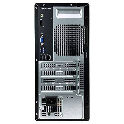 Dell Inspiron i3880 Desktop Computer - 10th Gen Intel Core i3-10100 up to 4.30 GHz Processor, 8GB DDR4 Memory, 512GB M.2 SSD + 1TB Hard Drive, Intel UHD Graphics 630, DVD Burner, Windows 10 Pro 6