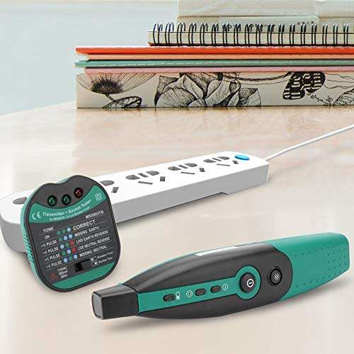 MASTECH MS5902 Automatic Circuit Breaker Fuse Finder US/EU Plug Socket Tester Outlet Tester (US) 6