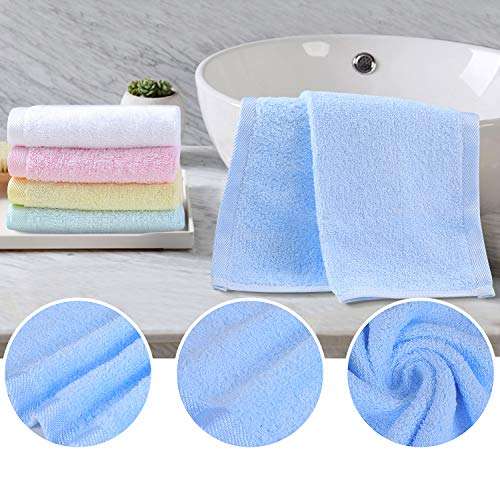 Yoofoss Washcloths Bamboo Face Towel Hand Cloth Set 10-Pack for Bathroom-Hotel-Spa-Kitchen Multi-Purpose, Ultra Soft, Absorbent, 12" x 12" 5
