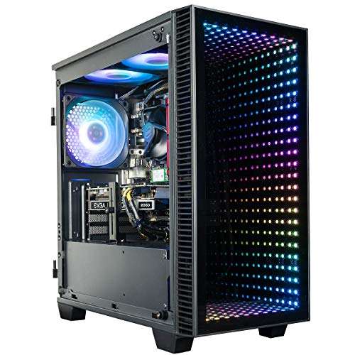 CUK Continuum Micro Gamer PC (NVIDIA GeForce RTX 3060 Ti 8GB, Intel Core i5-10400F, 16GB RAM, 2X 256GB NVMe SSD, 650W PSU, AC WiFi, Windows 11 Home) Gaming Desktop Computer 3