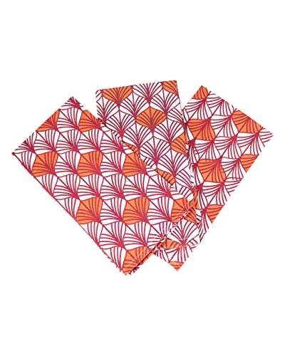 Market 99 Pack of 2 Kitchen Towel (6 Pcs) Cotton Maroon 4