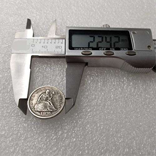 MOMOKY Copy 1876 Liberty&Eagle America 20 Cent Coin-Antique Silver Dollar Morgan Coin Collection US Silver Coin Replica Discovery Collection 4