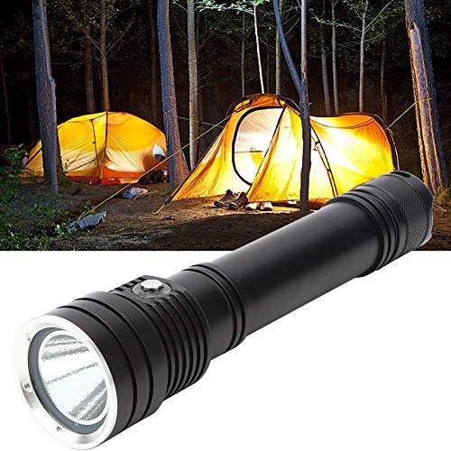 Powerful LED flashlight, illuminance Up to 2500 lm underwater diving light for lighting 6