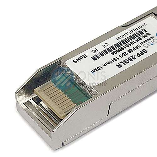 Juniper Networks JNP-SFP-25G-LR-I Compatible 25GBASE-LR SFP28 DOM Optical Transceiver Module (SMF, 1310nm, 10km, LC, Industrial, DOM) 4