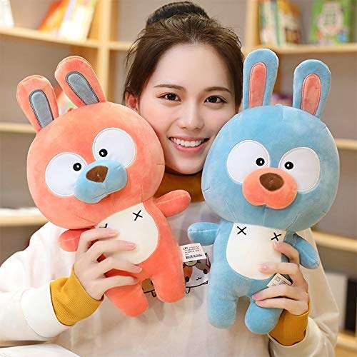 Liaiqing Creative Toys Doutu Bunny Plush Doll Ragdoll Animal Pillow Plush Toy Child Pillow Doll Child Birthday Gift (Size : Blue-70cm) 3