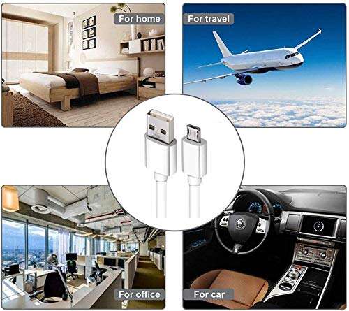 MH BRAND USB Cable Compatible for Xiomi Mi Play/Redmi Note 6 Pro/Mi A2 Lite (Redmi 6 Pro)/ Redmi 6/ Redmi 6A/ Redmi S2 (Redmi Y2) Data Cable|Quick Fast Charging Cable| Transfer Android V8 Cable (2.4 A White) 6