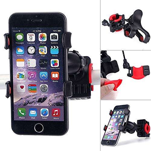 CQLEK® Best Bike Mobile Holder for Motorcycle Mobile Mount & Stand 360 Rotation for All Bike Handle Grip 4
