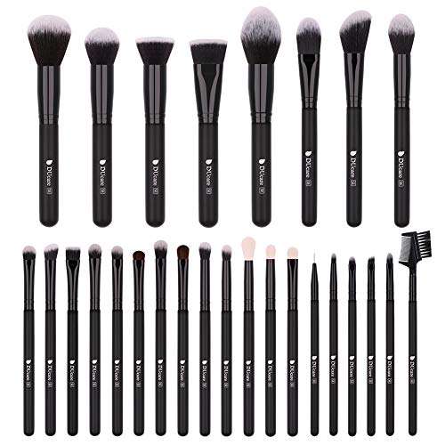 DUCARE Synthetic Bristles Makeup Brushes - Black , Pack of 27 , DRM-DF2725 2