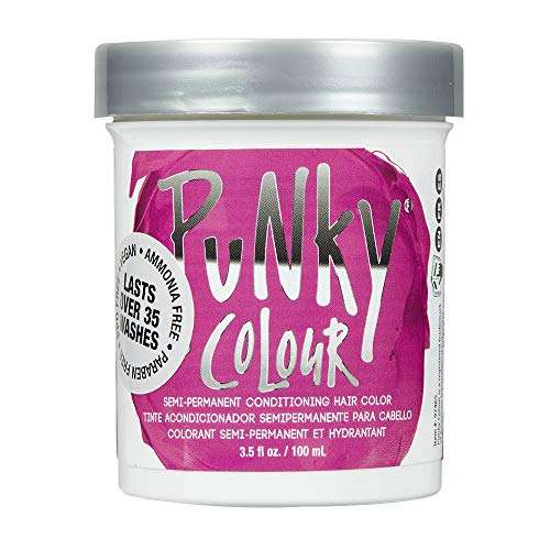 Punky Jerome Russell Semi Permanent Hair Color Conditioning, 100ml - Flamingo Pink (Pack of 1) 2