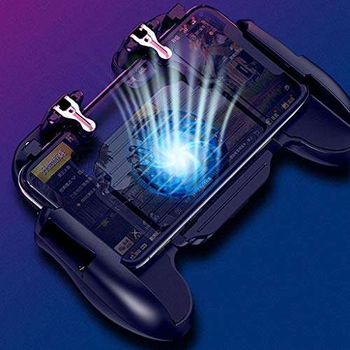 Ikevan_ Mobile Game Controller 4in1 Gamepad Shoot Aim Trigger Phone Cooling For HTC PUBG Nokia 5