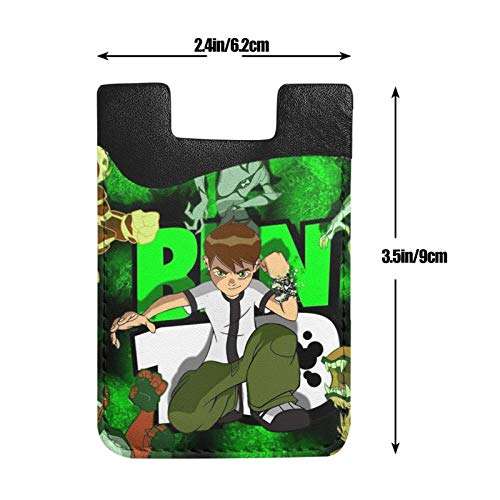 B-E-N 10 Cell Phone Card Holder Stick-On Id Credit Card Wallet Phones Case Pouch Sleeve Pocket for Many Smartphones 3