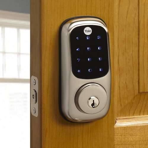 Yale Touchscreen Deadbolt with Z-Wave in Satin Nickel, Works with Alexa via SmartThings and Wink (YRD220-ZW-619) 4