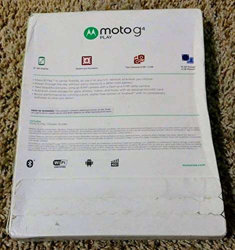 Motorola MOTO G4 Play (4th Generation) 4G LTE Factory Unlocked Phone, 16GB, Black 3