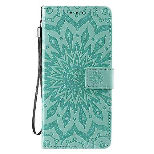 SHHIIA Samsung Galaxy A01 Core Wallet Case,with High-Grade PU Leather Trendy Style Flip Wallet[ Shockproof TPU Interior Shell ] Phone Case Compatible with Samsung Galaxy A01 Core,Green 4