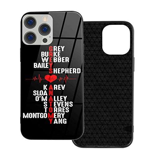 Greys Anatomy Bakugo Katsuki Compatible with iPhone 12 Pro Max Case (2021) Full Body Protection Shockproof Drop Protection Case TPU Frame + Glass, iPhone12Pro Max - 6.7in 2