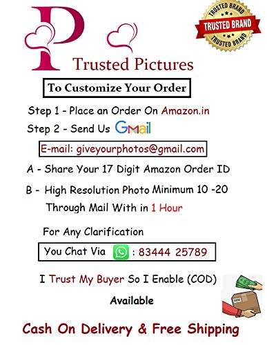 Birthday Gift For Girl Personalized Photo Frames,Personalised Frame,Collage Photo Frame,Customized Mosaic Photo Frame Home Decor Gift Item (Matt Finishing) 12 X 18 inch (Black Frame) 4