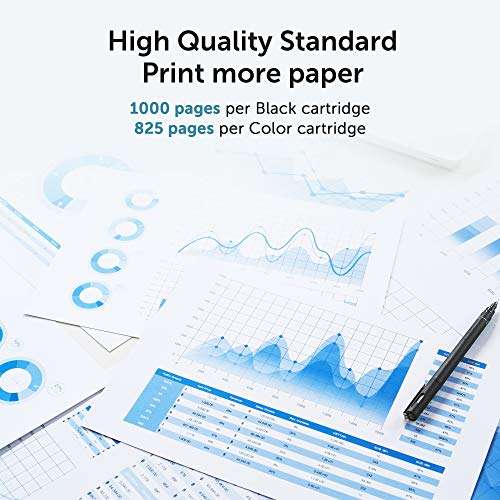 OfficeWorld Compatible Ink Cartridge Replacement for HP 934 935 High Yield,Work with Officejet 6230 6830 6815 6812 6835 6820 Printers, 4 Pack (1 Black 1 Cyan 1 Magenta 1 Yellow) (934) (934) (934) 4