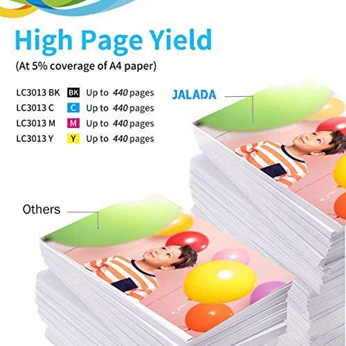 Jalada Remanufactured HP72 printheads C9380A C9383A C9384A New Updated Chips Replacement for HP Designjet T610 T620 T770 T790 T1100 T1120 1200 T1300 T2300 Printer (1 Set 3PK) 3