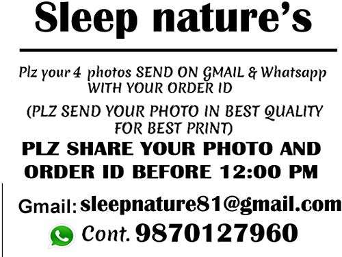 sleep natures Friends Personalized Photo Wooden Frame for All Occasions (18 X 20 Inch) 4