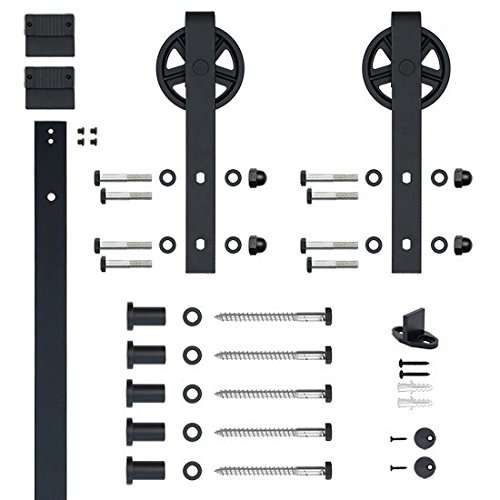 Designers Collection Flat Rail, Hook Strap, Rolling Door Hardware 2