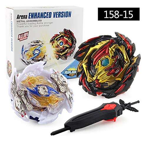 ubrand Bey Battle Burst Evolution Attack Gyro Pack for Battling Tops Game with 4D Launcher 5