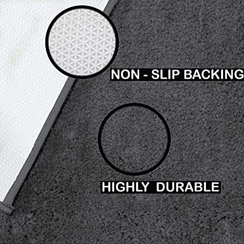 HomeJoy Anti-Skid Fast Water Absorbent/Soaking Washable Mat for Bathroom/Entrance/Kitchen/Bedside/Door (Size: 45X75CM) 6