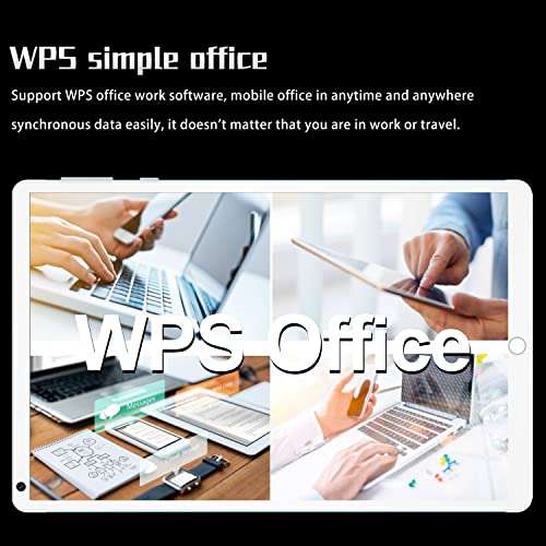 Natuogo Tablet 8 Inch, Dual SIM Pablets with Quad Core, 12GB RAM /512 GB Expand, 3G Phone Call, WiFi, Bluetooth, Dual Camera, GPS, IPS Touchscreen Tablet PC,Golden 6