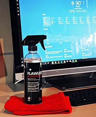 Flawless Screen Cleaner Spray with Microfiber Cleaning Cloth for LCD, LED Displays on Computer, TV, iPad, Tablet, Phone, and More (Mini 3 Pack) 4