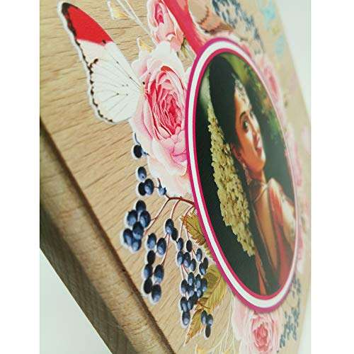 Lampees« Personalised UV Printed Rectangular Wood Photo Plaque Gift For Birthday (8 x 6 Inches, Multicolor) 4