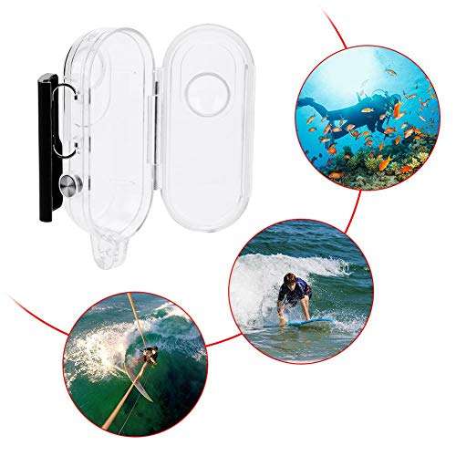 Taidda ?Year-end Promotion? Camera Case, Waterproof Underwater Housing Case Protective 45m Durable Mini Easy Install for Insta 360 One Action Camera 6