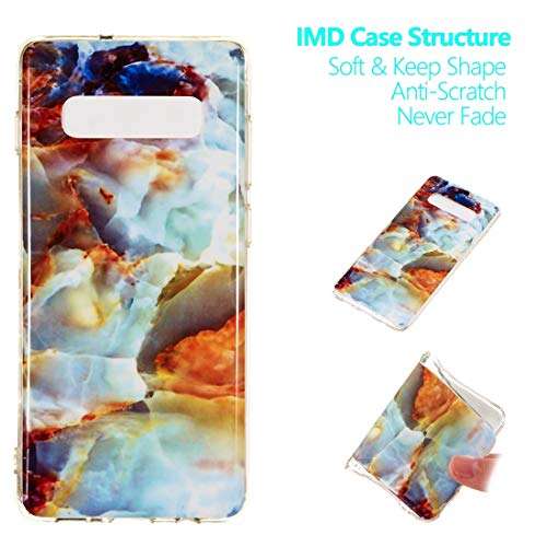 DINGXUEMEI XUEMEI CASE Cell Phone Cases & Covers Marble Pattern Soft TPU Case for Galaxy S10+ 5