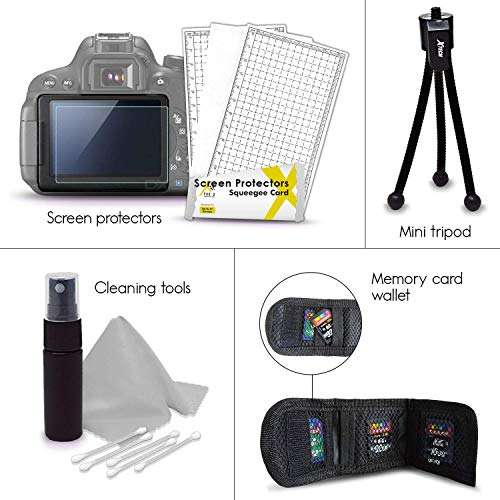 Xtech FujiFilm Instax Wide Accessories Kit for Fujifilm Instax 300 210 200 Wide Includes: 3 Pack Wide Film (60 Exposures), 4AA Batteries with Charger, Fitted Case + 60 Tripod + More 4