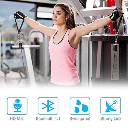 Bluetooth Headphones Wireless Earbuds Sport Earphones Cell Phone Headset 4