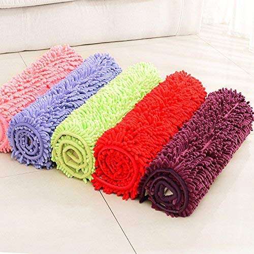 WorldCare® Mats For Living Room Mats Rugs Bathroom Bath Non-Slip Water Absorbing Rug Kitchen Carpets : Pink 3