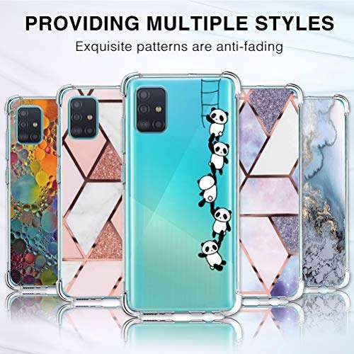 Compatible for Samsung Galaxy A71 5G Case, Flower Floral for Girls Women Mobile Phone Cases Shock-Absorption Flexible TPU Rubber Slim Fit Cover for Samsung Galaxy A71 5G Shell 3