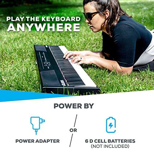 Alesis Recital | 88-Key Beginner Digital Piano/Electronic Keyboard with Full-Size Semi-Weighted Keys, Built-In Speakers and 3-Months of Skoove Online Piano Lessons Included 6