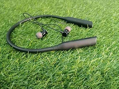 Sports in-Ear Bluetooth Neckband Earphone with Mic For Panasonic Love T10 ( T 10) Bluetooth 5.0 Wireless Headphones with Hi-Fi Stereo Sound, 6Hrs Playtime, Lightweight Ergonomic Neckband, Sweat-Resistant Magnetic Earbuds, Voice Assistant & Mic - (ZA 2, Black) 3
