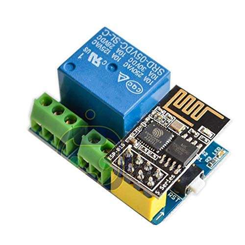 DEVMO ESP8266 ESP-01S Wireless WiFi Transceiver Relay Module Compatible with Ar-duino Smart Home Remote Control Unlock Set 3