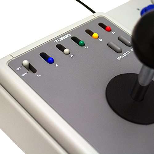 Emio The Edge Super Joystick for SNES Classic & PC, Multicolor 6