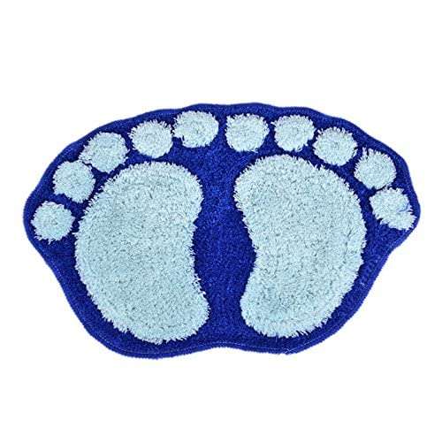 WorldCare® Pink, 400Mmx600Mm : Lovely Big Foot Kitchen Bathroom Door Floor Bath Bibulo Foot Print Carpet Mat 4